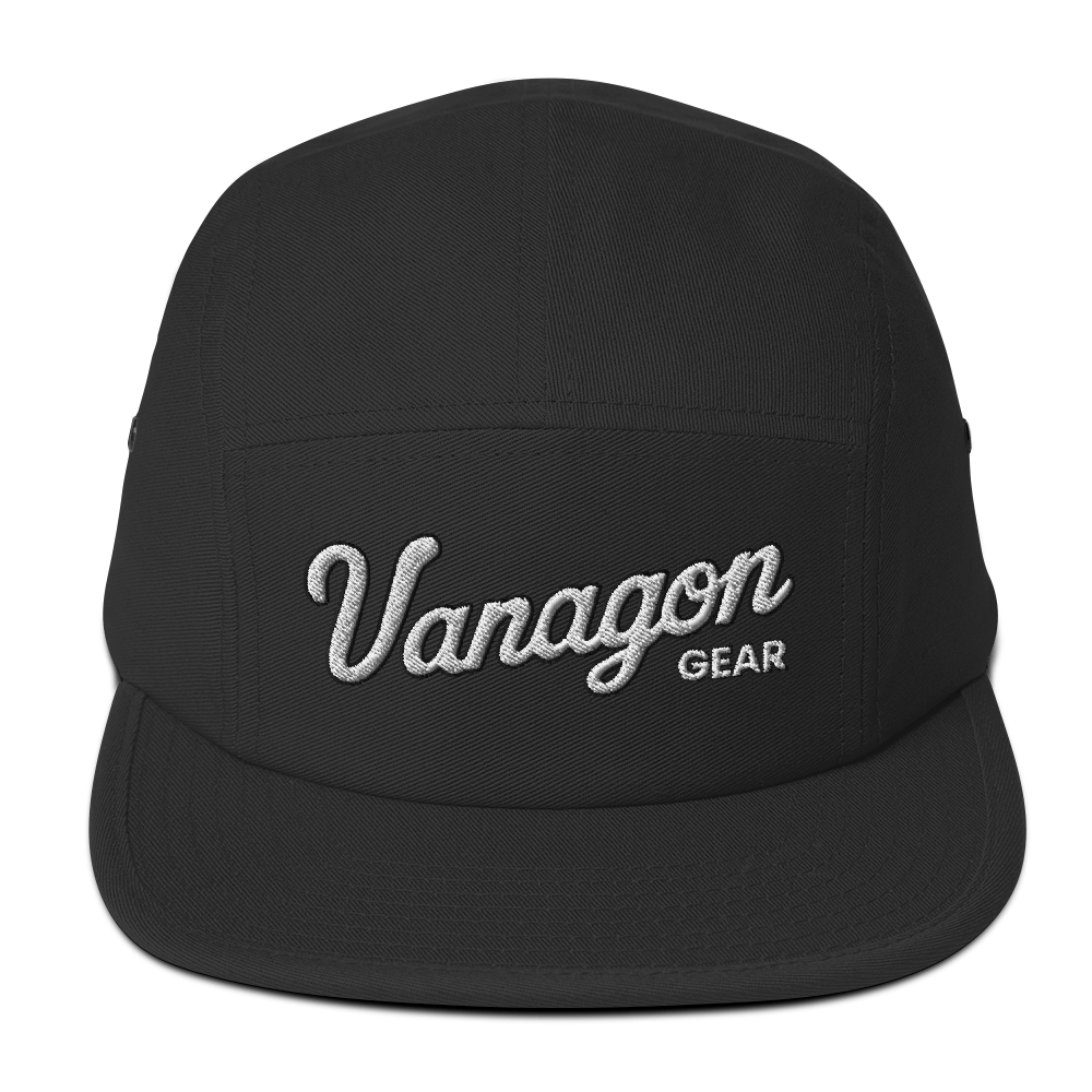 Vanagon Five Panel Cap – Puff Script Stitch