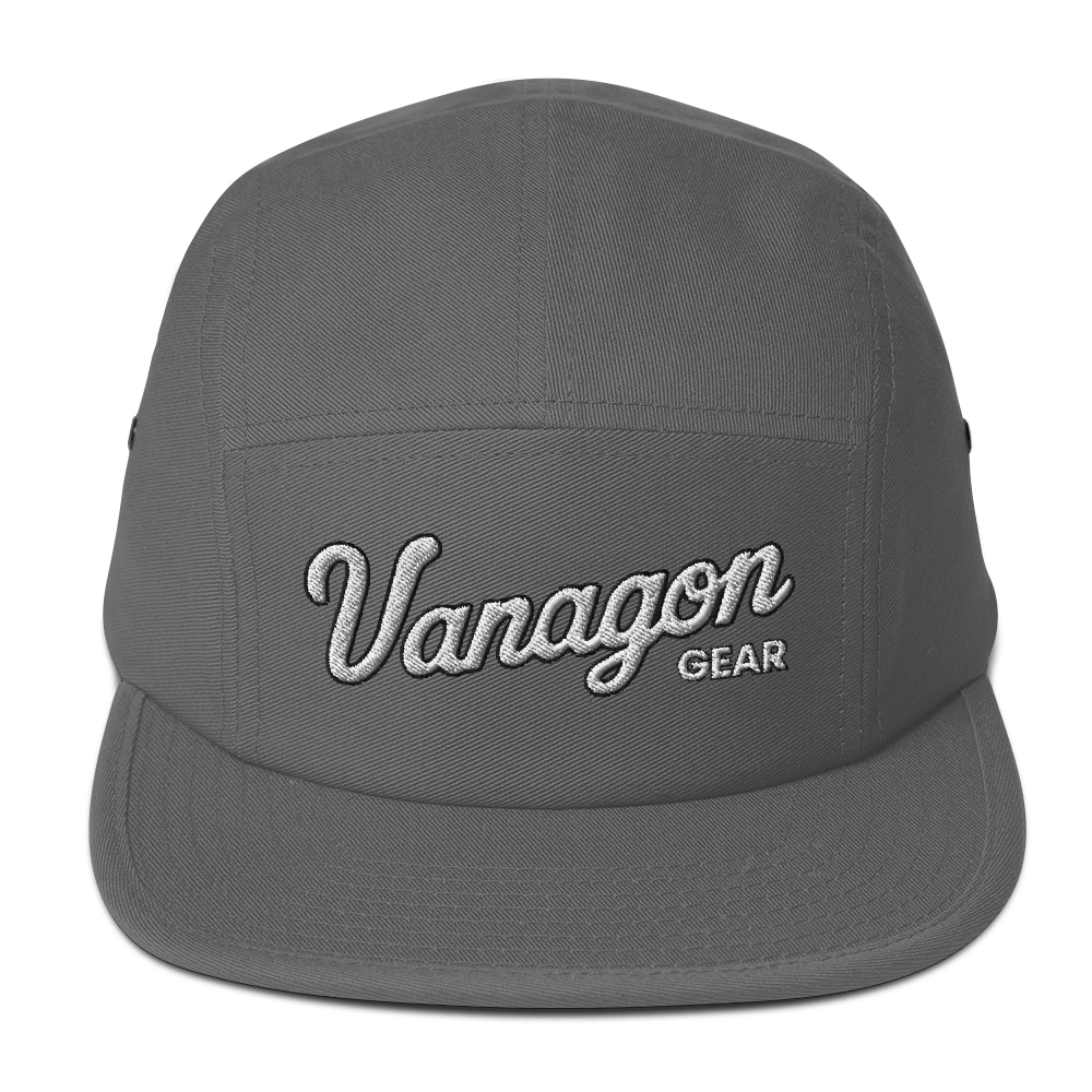 Vanagon Five Panel Cap – Puff Script Stitch
