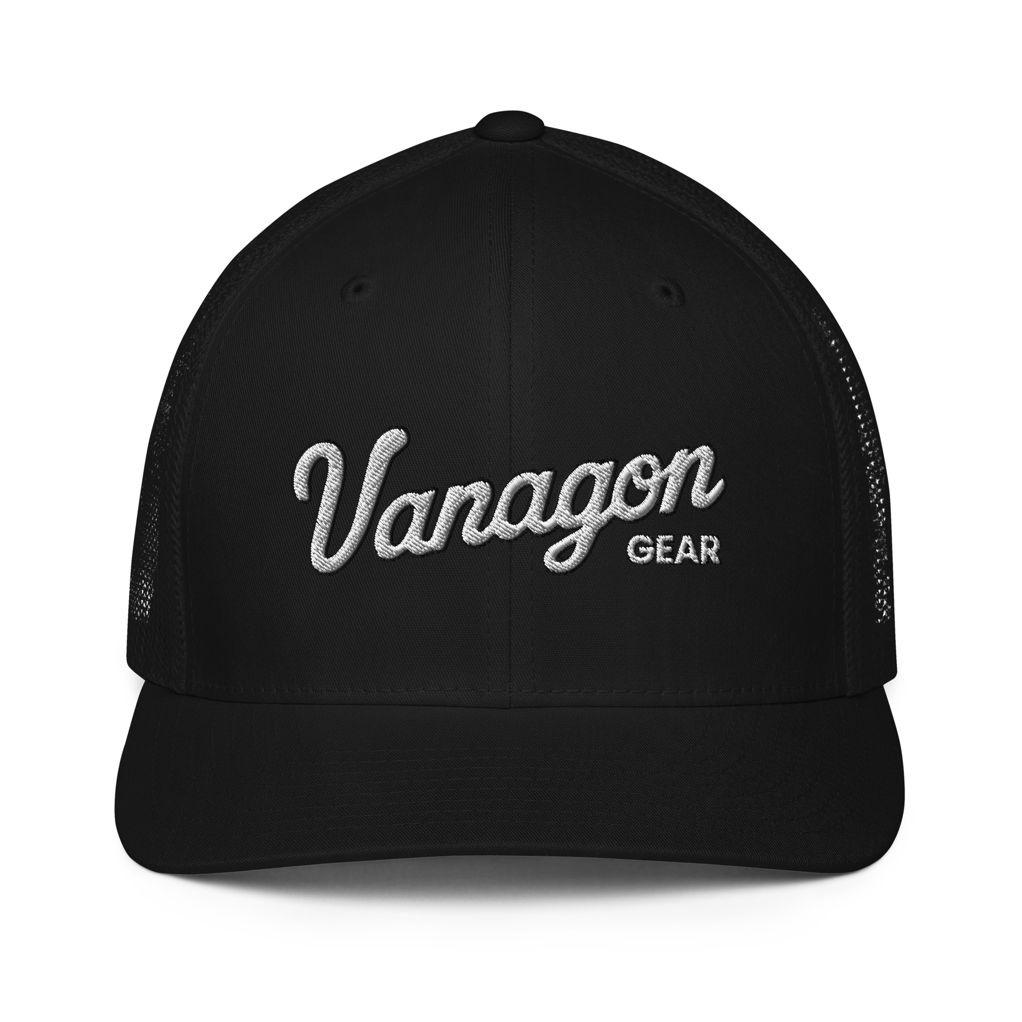 Vanagon Trucker Hat – Puff Script Stitch