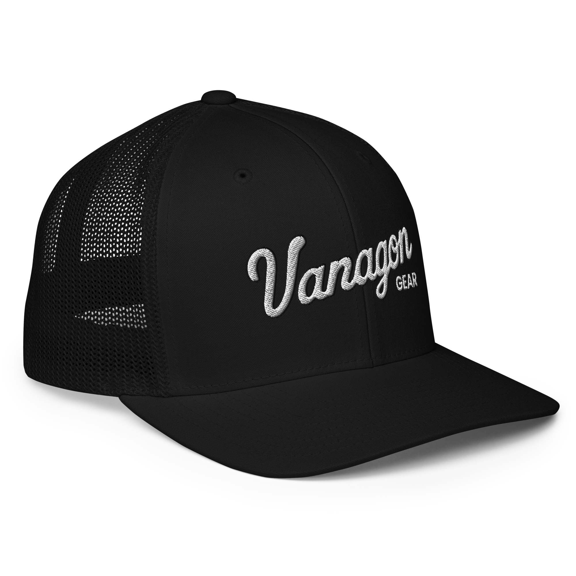 Vanagon Trucker Hat – Puff Script Stitch
