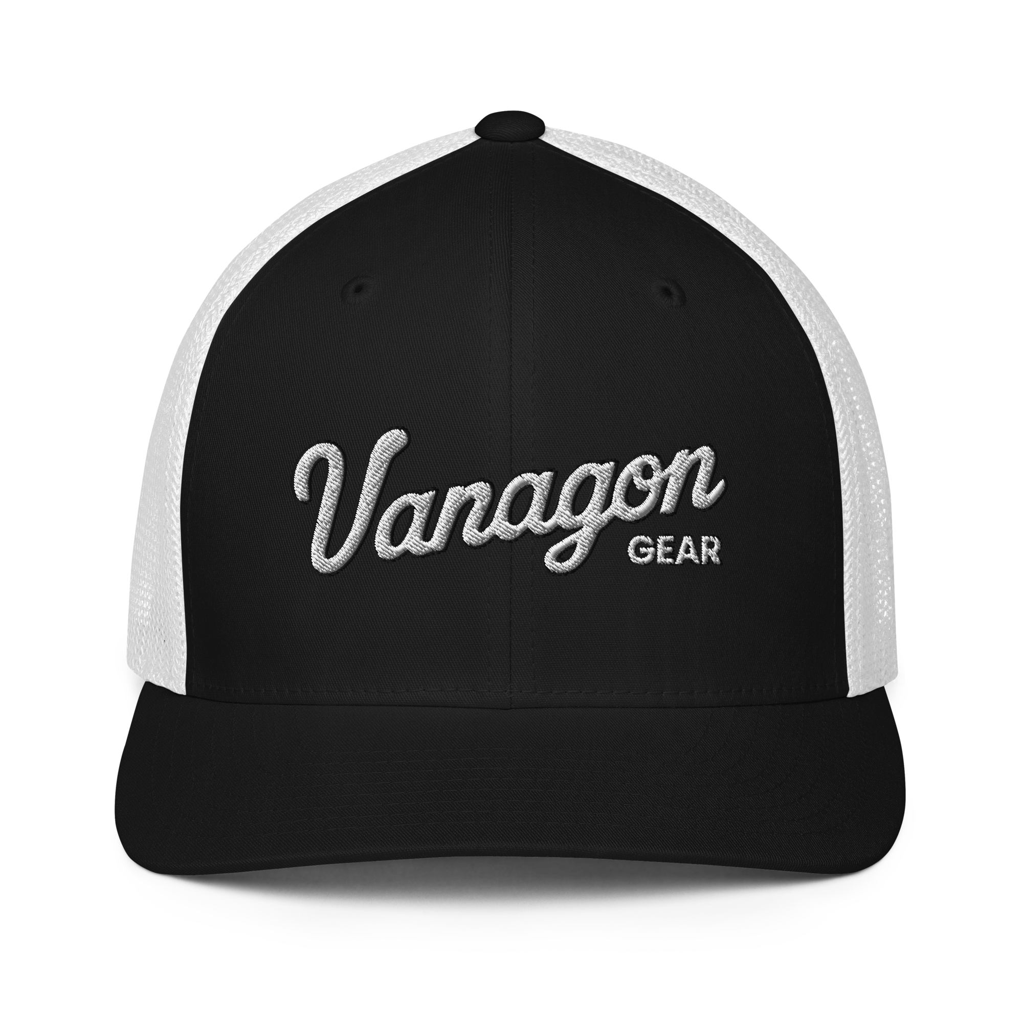 Vanagon Trucker Hat – Puff Script Stitch