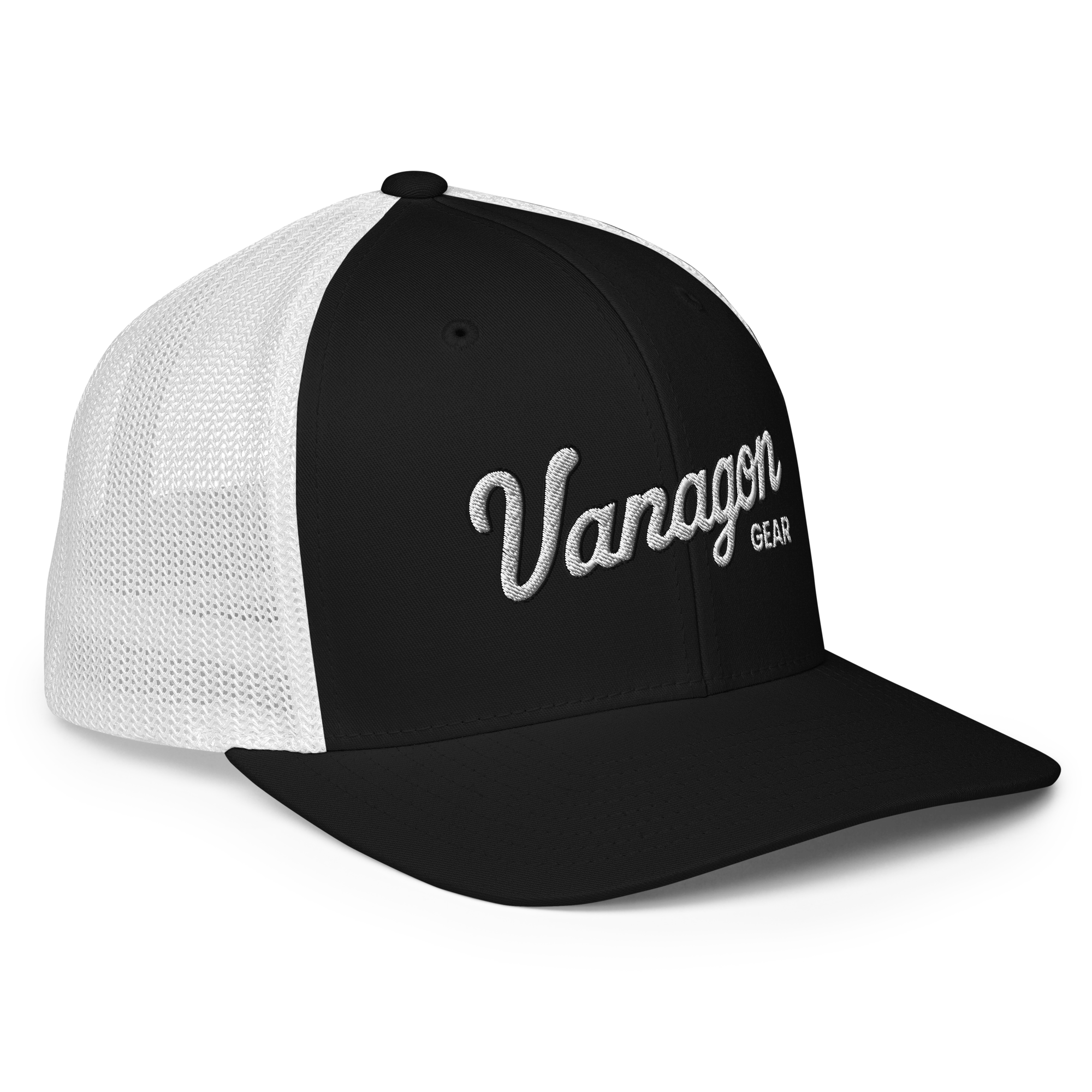 Vanagon Trucker Hat – Puff Script Stitch