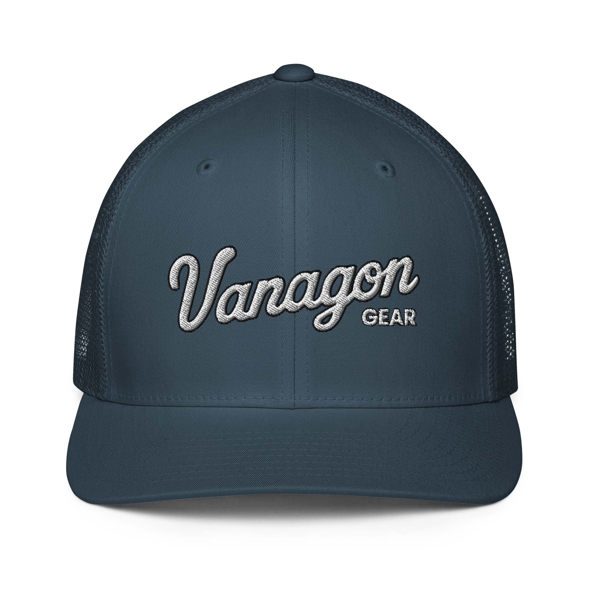 Vanagon Trucker Hat – Puff Script Stitch