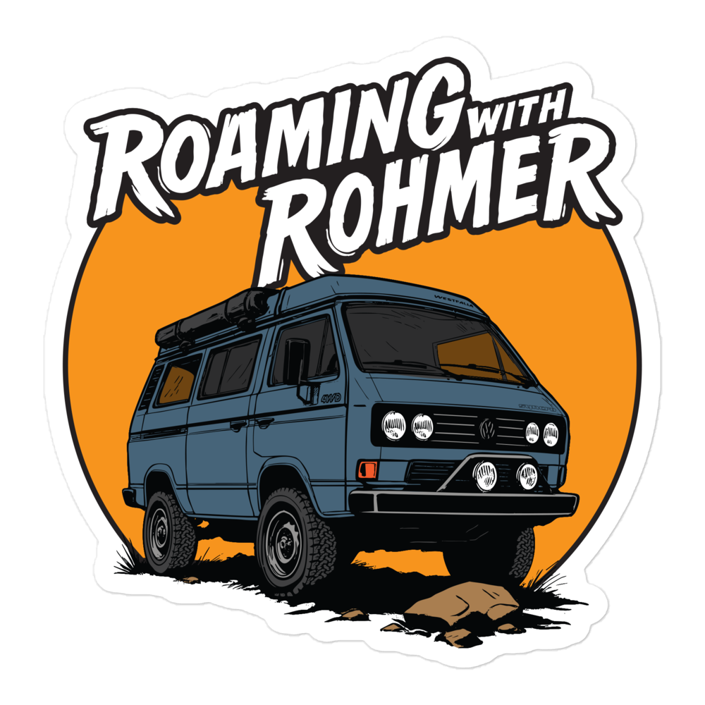 Van Life Sticker – Roaming With Rohmer