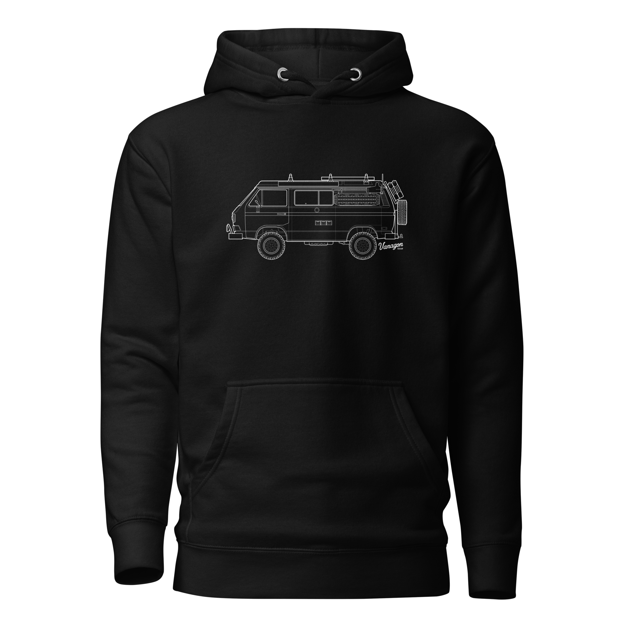 Vanagon Hoodie – Syncro Blueprint Pullover for Builders