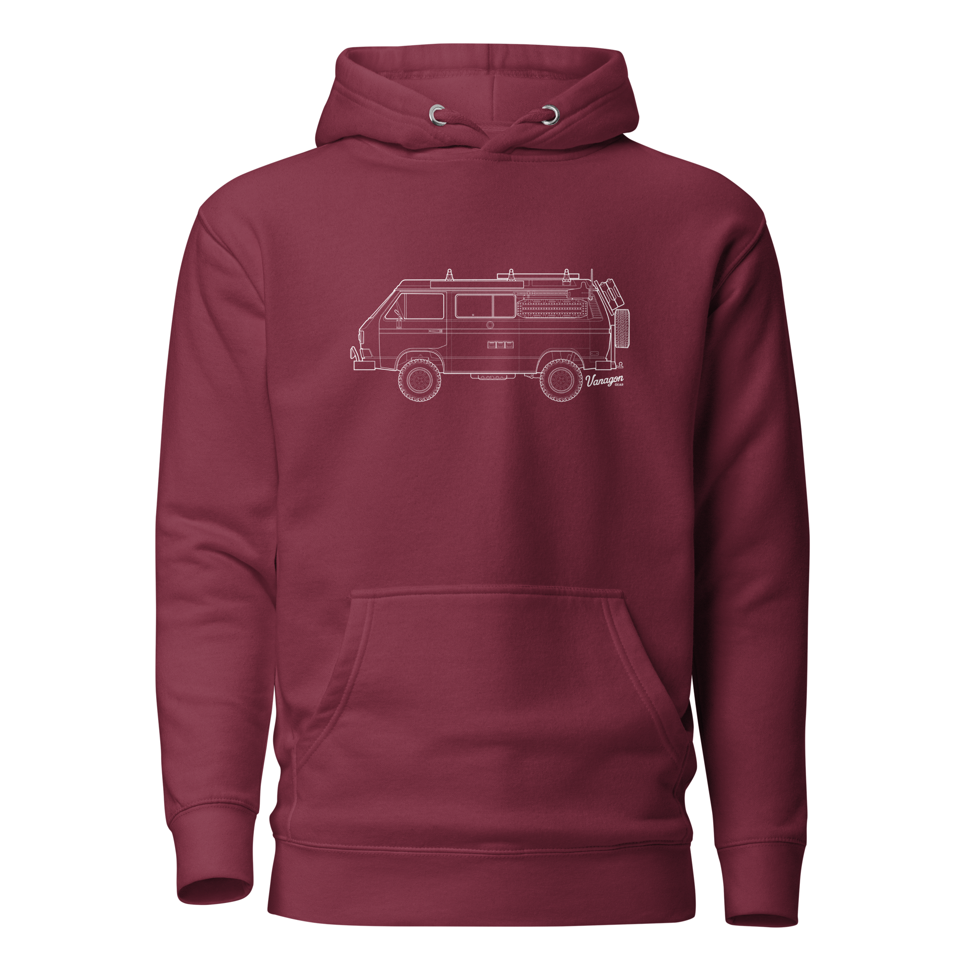Vanagon Hoodie – Syncro Blueprint Pullover for Builders
