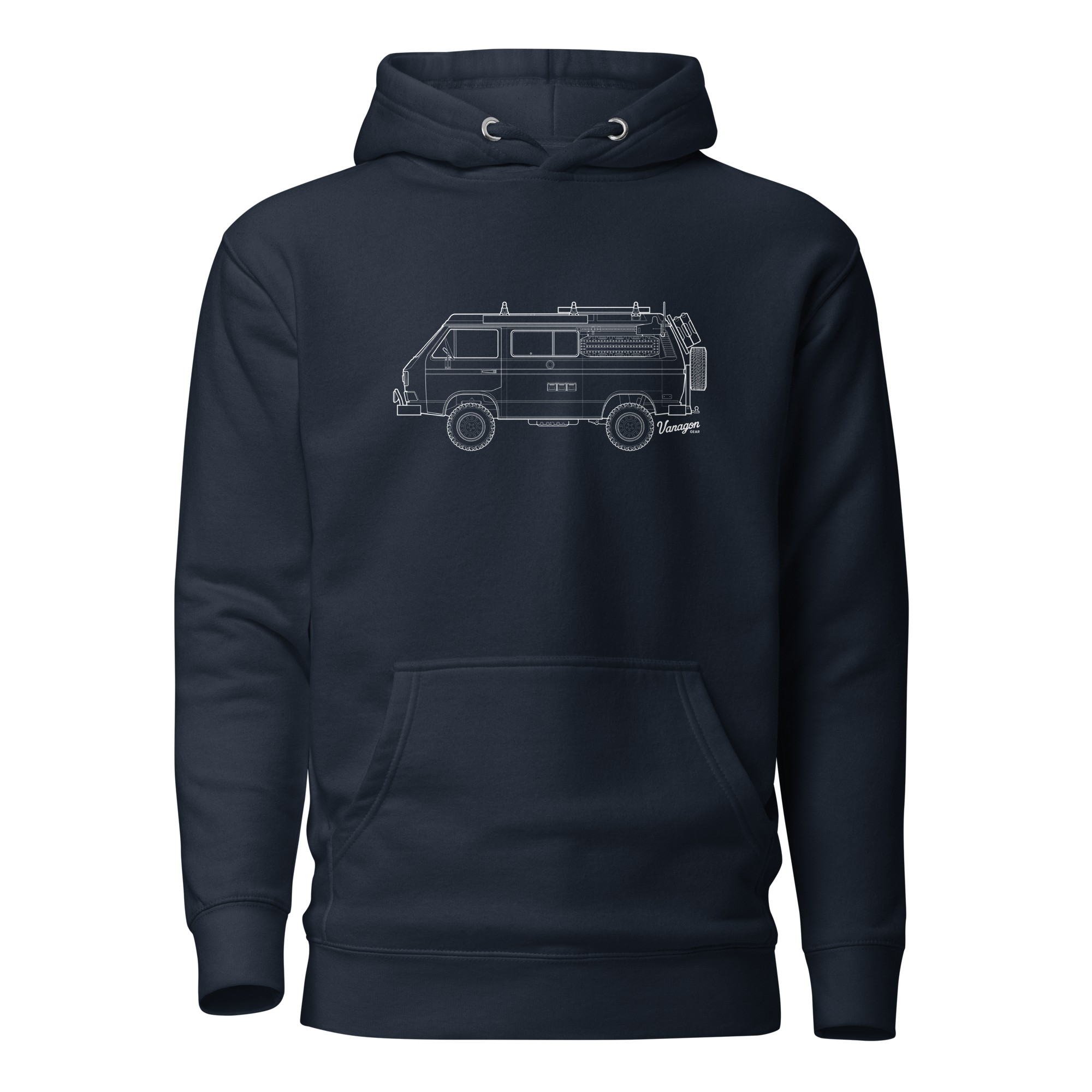 Vanagon Hoodie – Syncro Blueprint Pullover for Builders