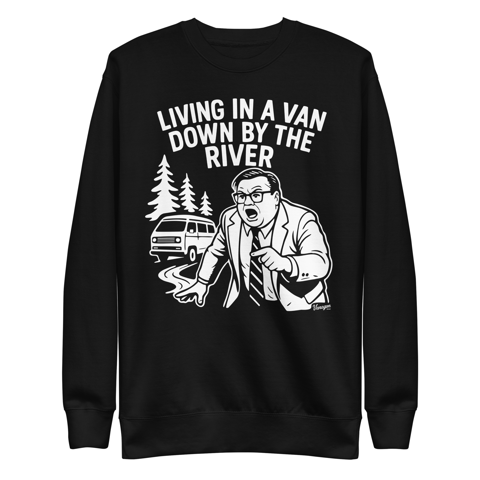 VW Van Sweatshirt – Down By The River | Vanagon Gear