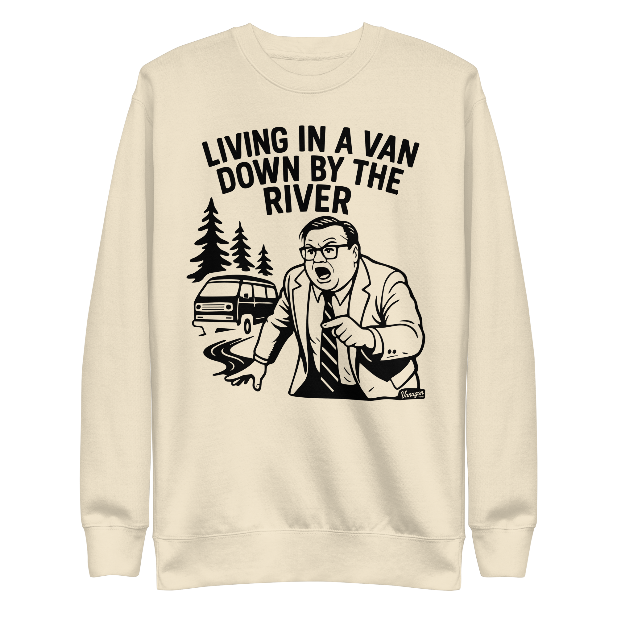 VW Van Sweatshirt – Down By The River | Vanagon Gear
