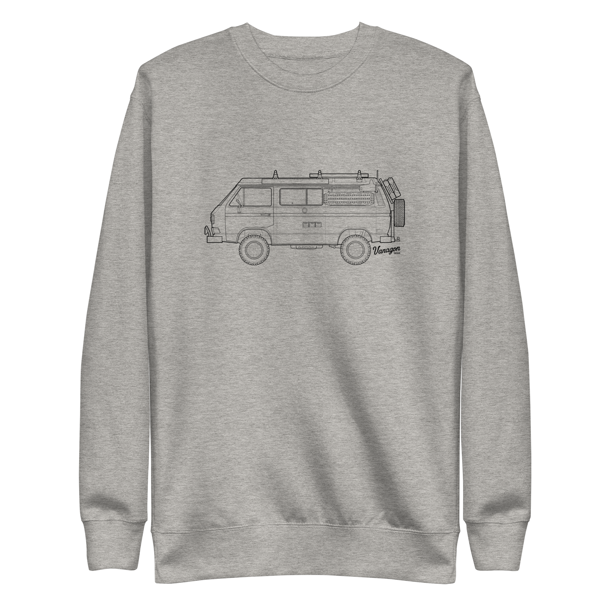 Vanagon Crewneck Sweatshirt – Technical Design