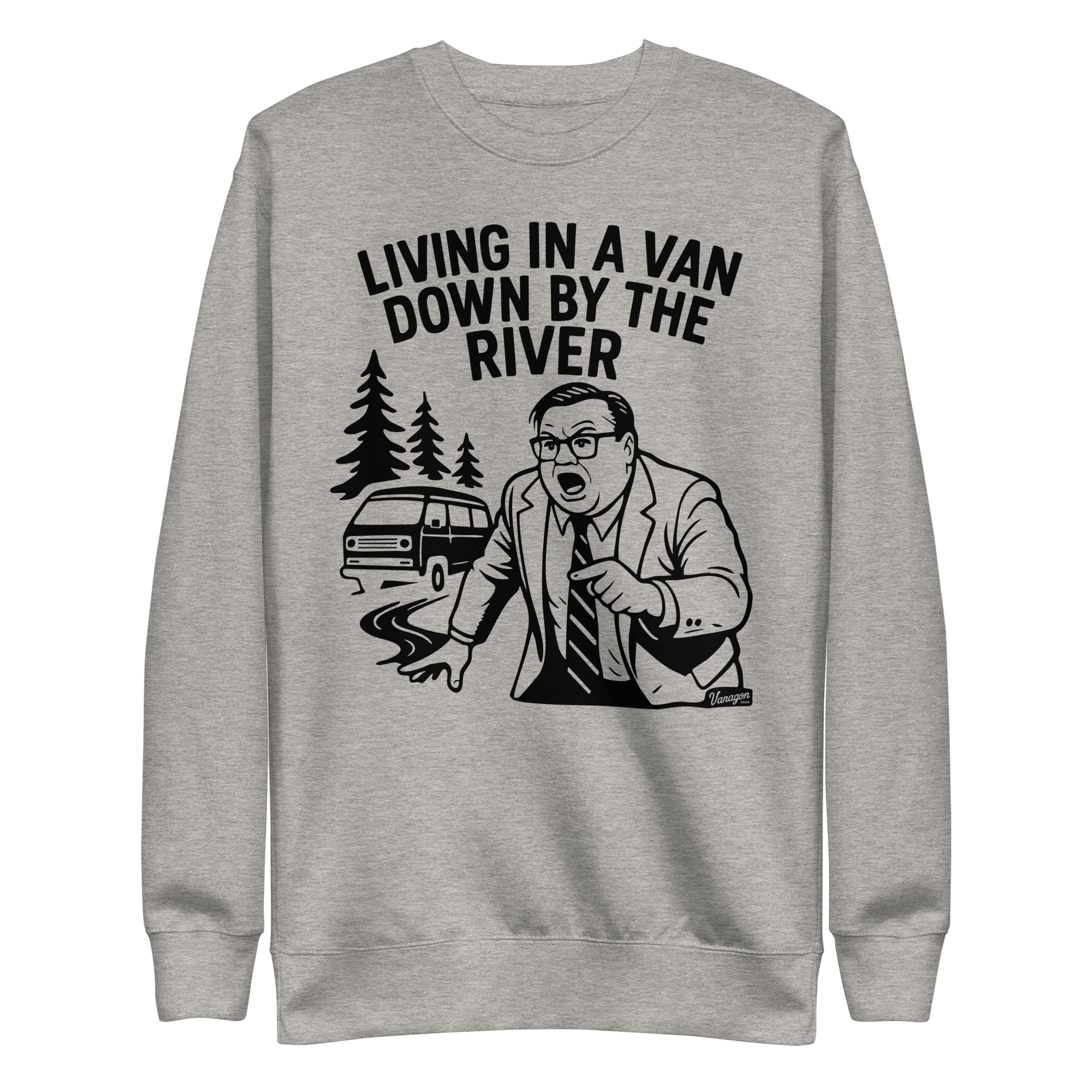 VW Van Sweatshirt – Down By The River | Vanagon Gear