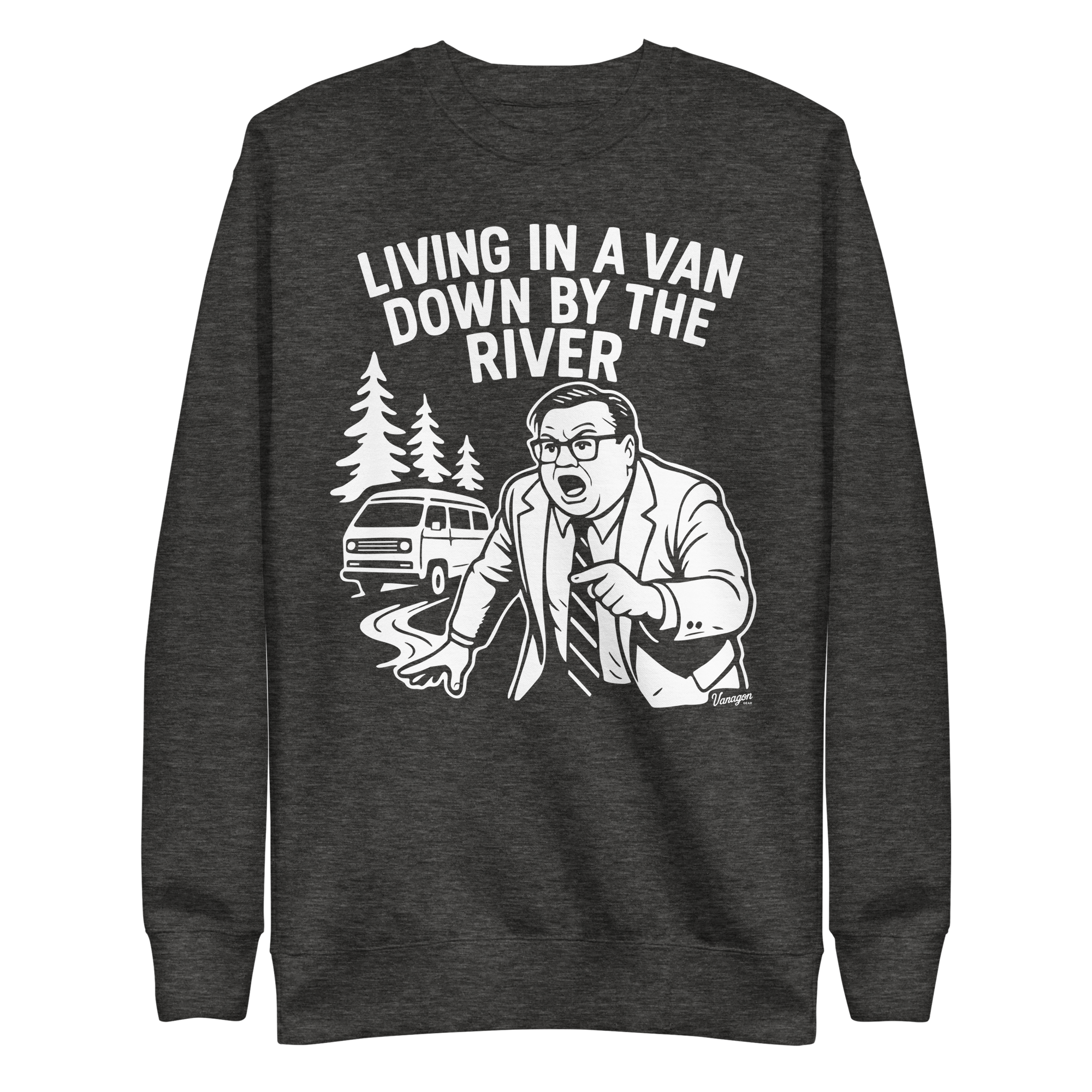 VW Van Sweatshirt – Down By The River | Vanagon Gear