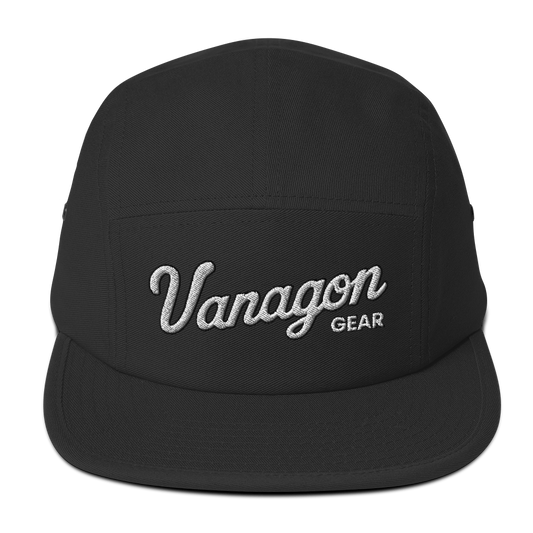 Vanagon Five Panel Cap – Puff Script Stitch