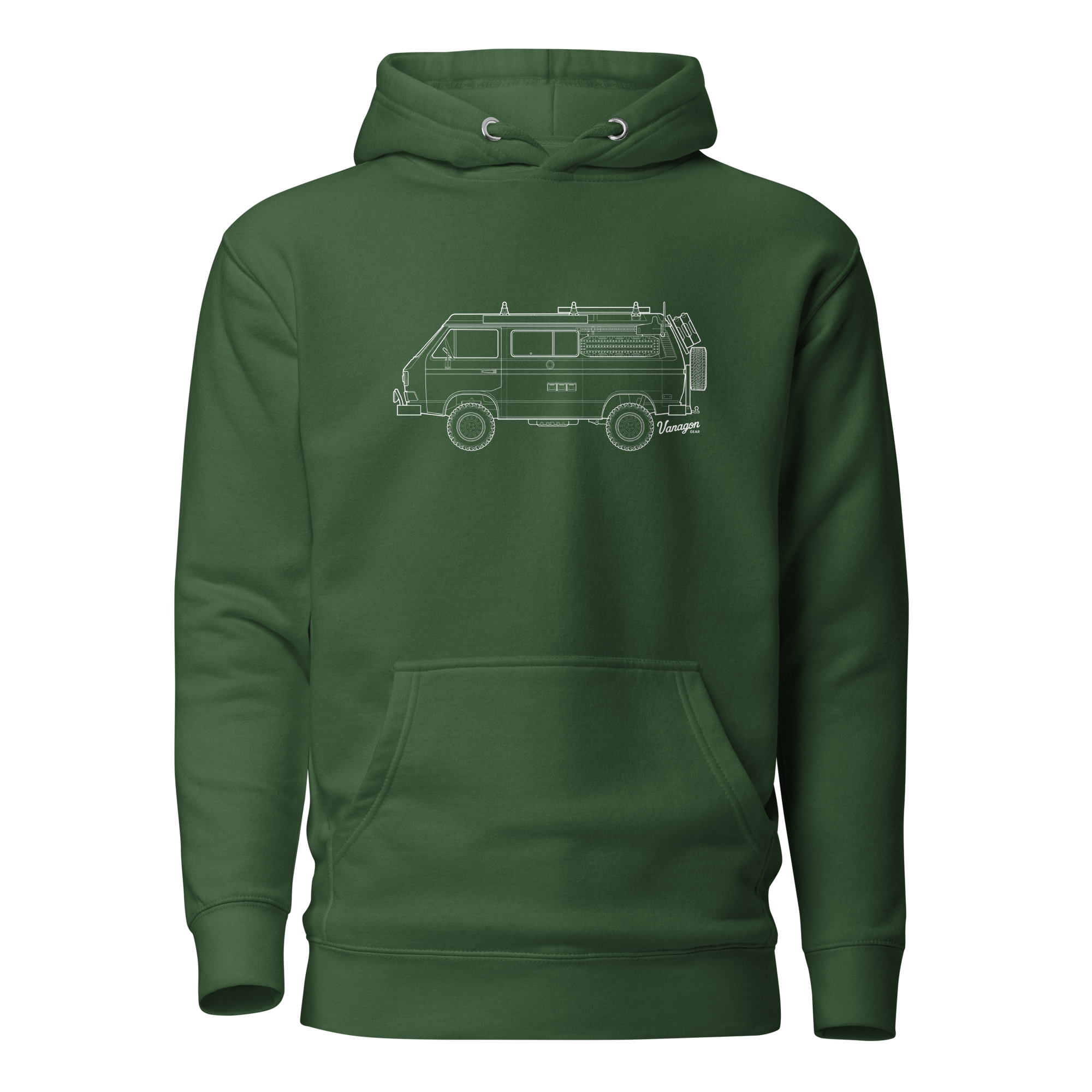 Vanagon Hoodie – Syncro Blueprint Pullover for Builders