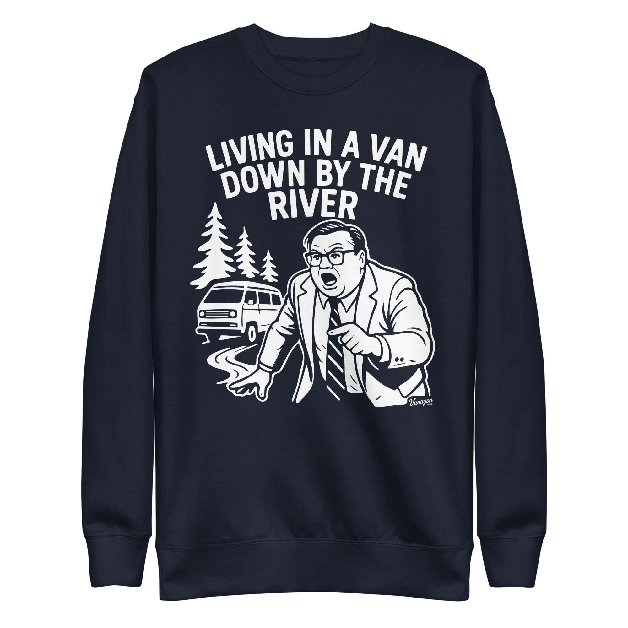 VW Van Sweatshirt – Down By The River | Vanagon Gear