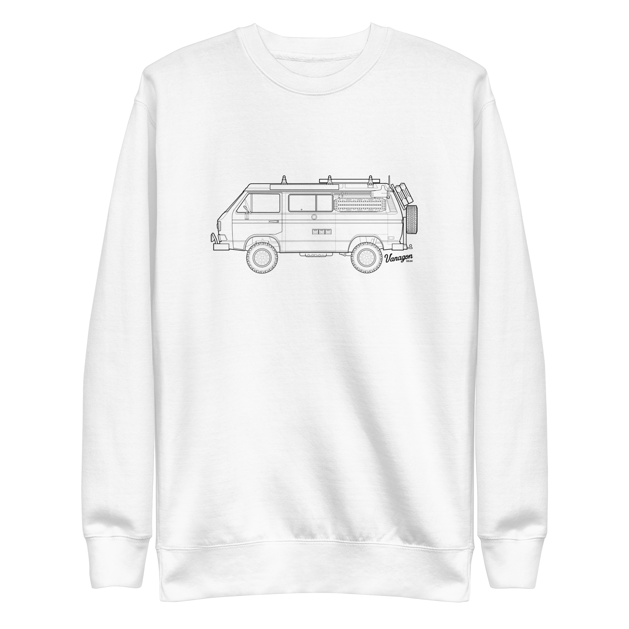 Vanagon Crewneck Sweatshirt – Technical Design